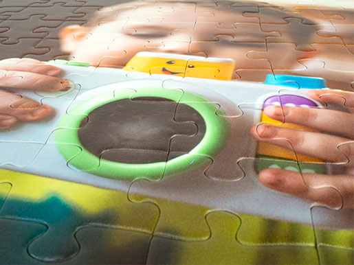 Foto puzzle per bambini 72 pezzi colori